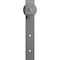 Ekena Millwork Premium J-Strap Roller Hanger w/ Bolts for Barn Door for 1 3/8" Doors, Flint Gray GB60013RFG - alternate 2
